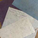 Paintings set of 4 drawings by Ed. Pannetier (1884-1965) Provence Côte d'Azur