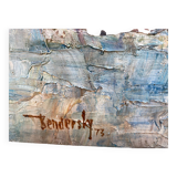 Signed stranded boat from 1973