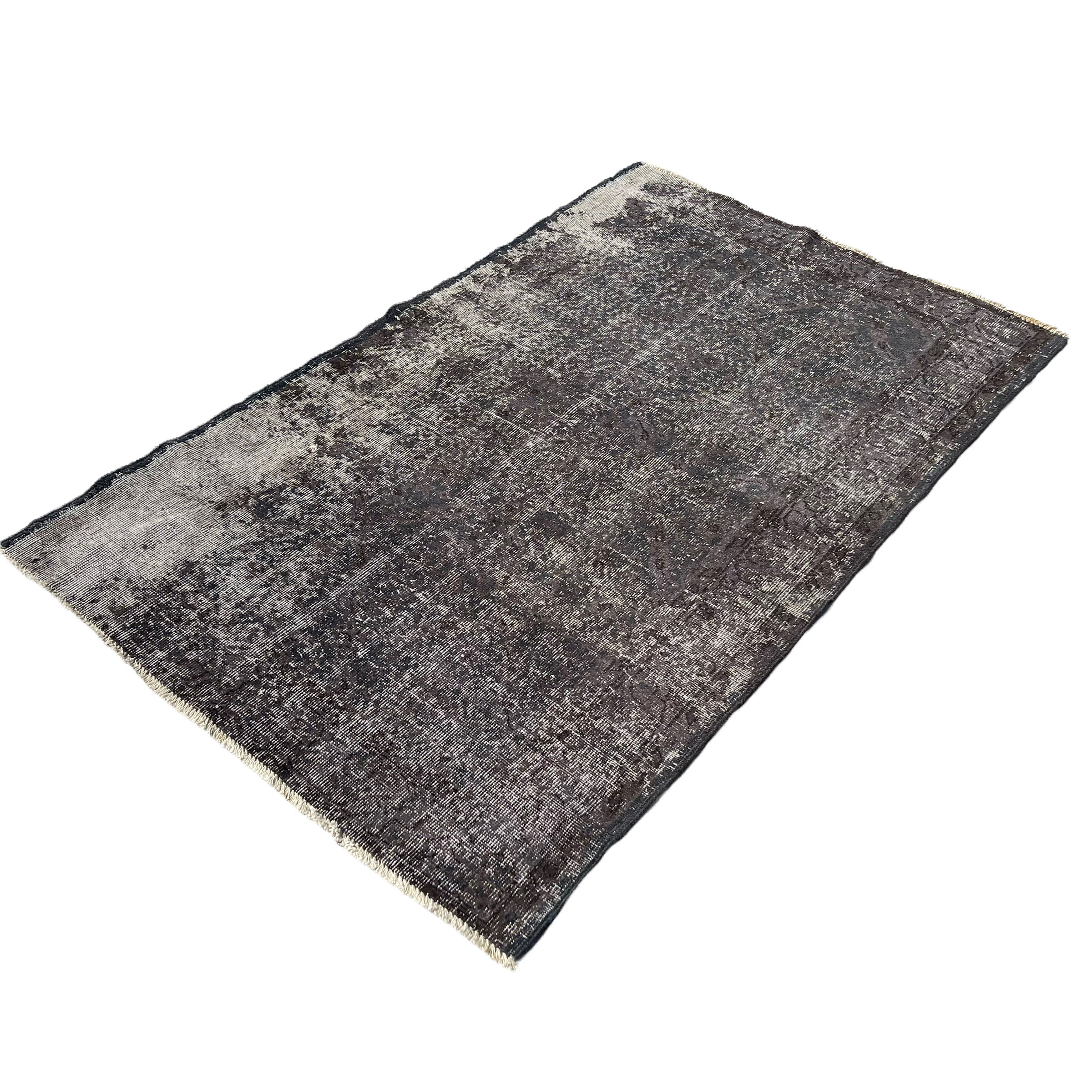 Vintage distressed turkish rug 194 x 117 cm