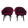 Paire de petits fauteuils 1960