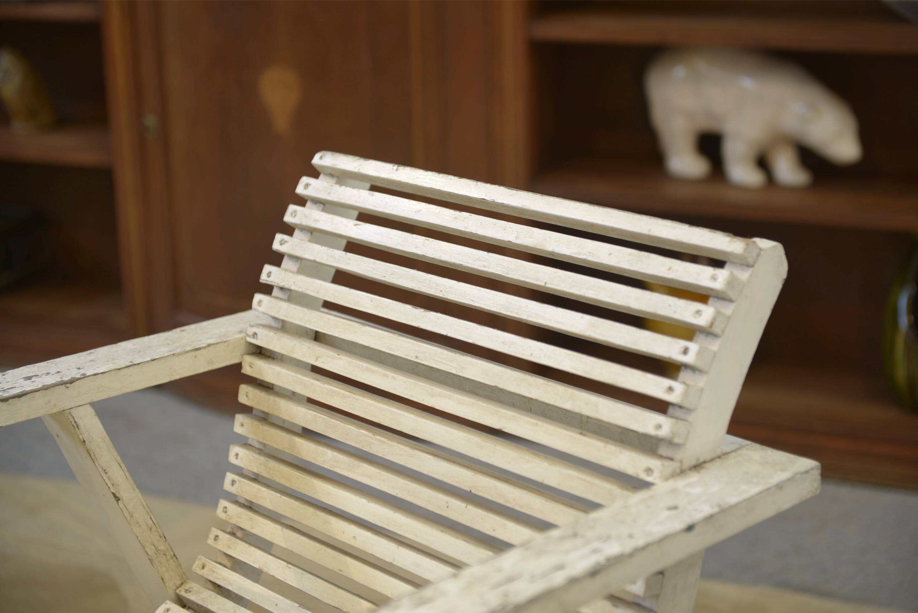 Paire de fauteuils en bois 1950’s
