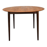 Scandinavian teak round table, 1960