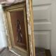 Antique Oil Wood Panel Framed Musketeer Signed 19th Century