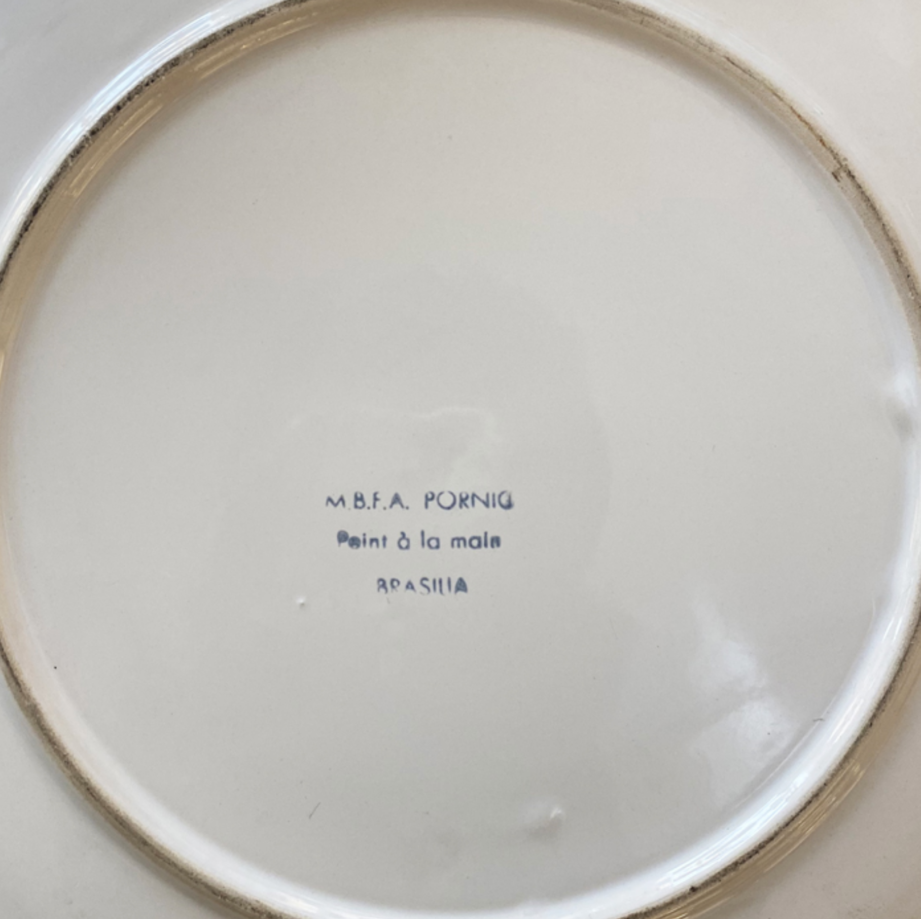 Pornic earthenware service