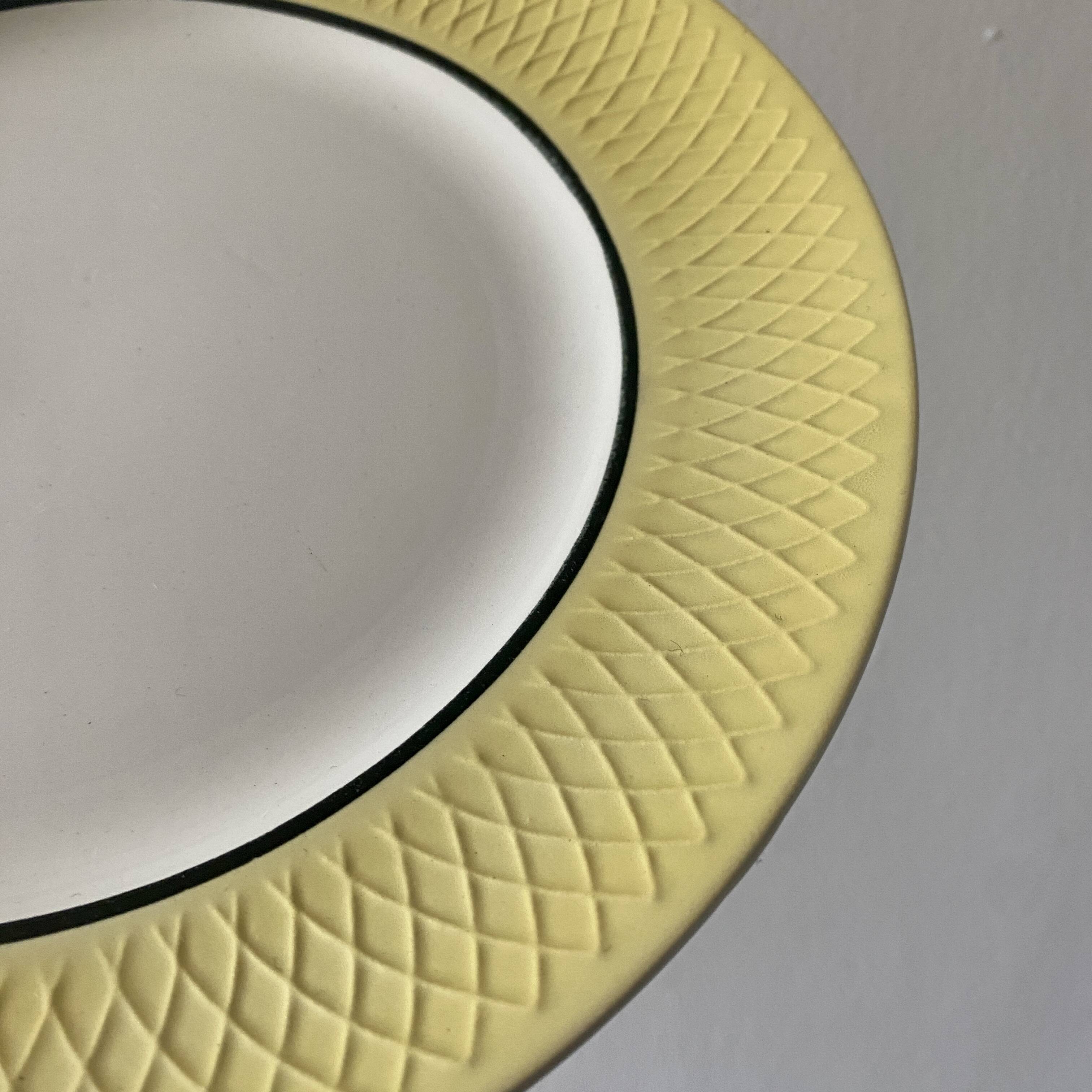 Set of 6 vintage flat plates Moulin des Loups