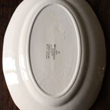 Oval Plate Boulogne Digoin Sarreguemines
