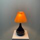 Danish blue ceramic table lamp from the 1950s.