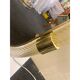 Pair of Gold Leaf Murano Glass Wall Mirrors, Italian "Torciglione" Design