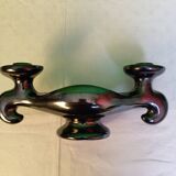 Ceramic candle holder - art deco