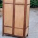 Parisian 2-door wardrobe in oak and poplar from the 1950s