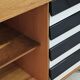 U-458 Sideboard Cabinet by Jiri Jiroutek for Interier Praha black and white 1960