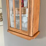 Restored art deco wooden showcase
