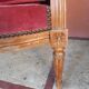 Louis XVI style bergère armchair
