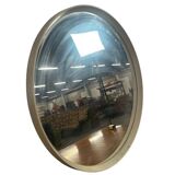 Vintage space age round wall mirror