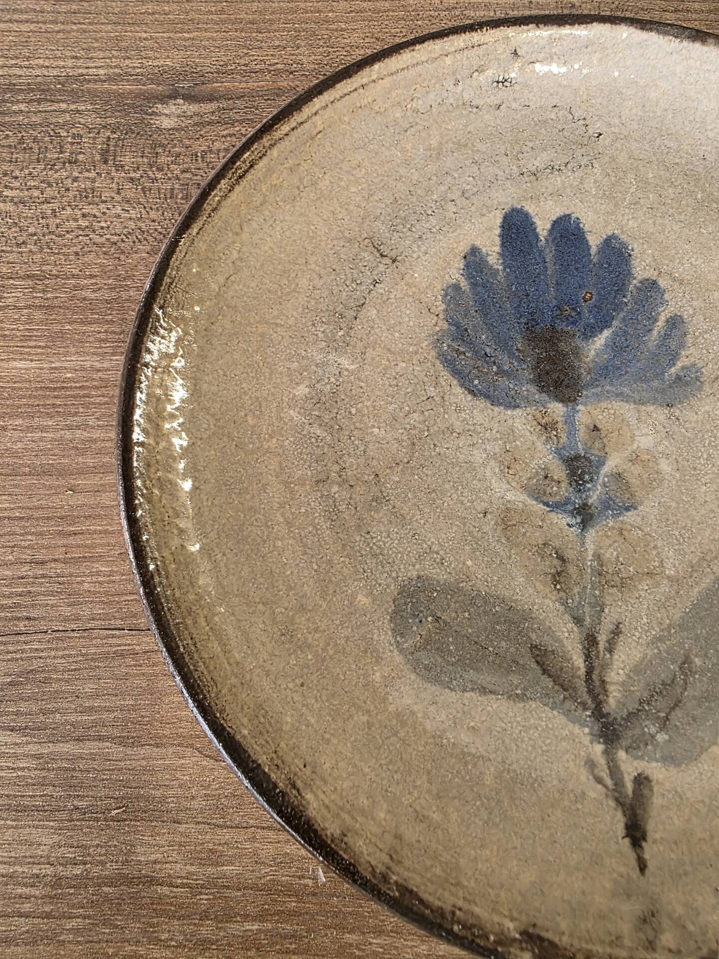 Ceramic plate Gustave Reynaud Le Mûrier Vallauris vintage