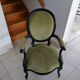 Set of 2 vintage green velvet armchairs – Elegance and comfort