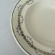 Hollow plate Longwy ironstone polychrome purple and green model L