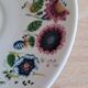Coupelle porcelaine blanche et fleurs