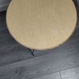 Rattan and metal coffee table, side table