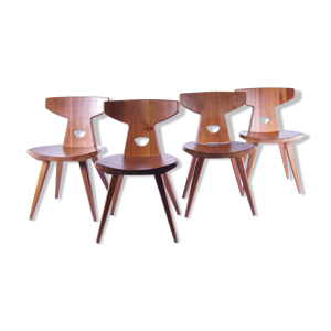 4 chaises 1960 jacob