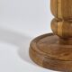 Handmade turned oak column flower stand 1950s