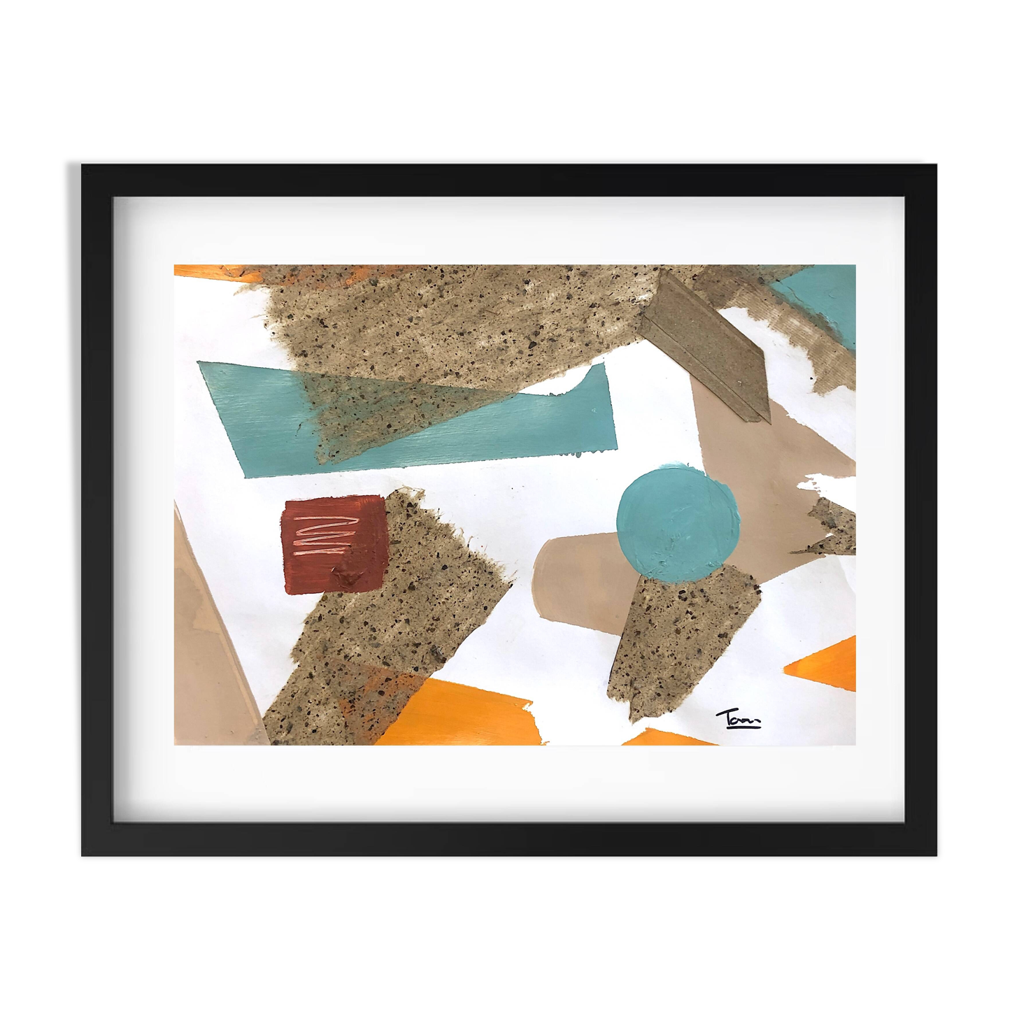 Original and unique hand-painted abstract painting