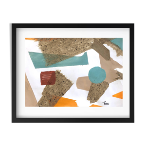 Peinture abstraite originale - main