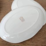 3 Gien Vintage 70 earthenware dishes, floral pattern