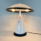 1980's Italian Mushroom Vetri Murano Glass Table Lamp by ZONCA, Labeled