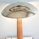 Large nautical lamp in wood and brass from the 80s