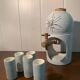 Vallauris Ceramic Fountain by Henri Cimal Vintage Circa 1960
