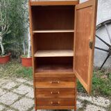 Vintage knitted bonnet feet compass