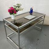 Bureau en Aluminium et Verre