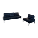 Leather Sofa and Armchair design Hans Peter Piehl for Wilkhahn 60s