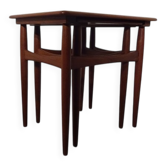Danish Teak Nesting Tables, 1960s, Set of 2