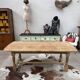 1960s oak farmhouse table
