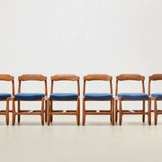 Guillerme & Chambron Set of 6 'Veronique' Dining Chairs for Votre Maison
