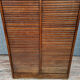 Solid oak curtain binder with honey patina