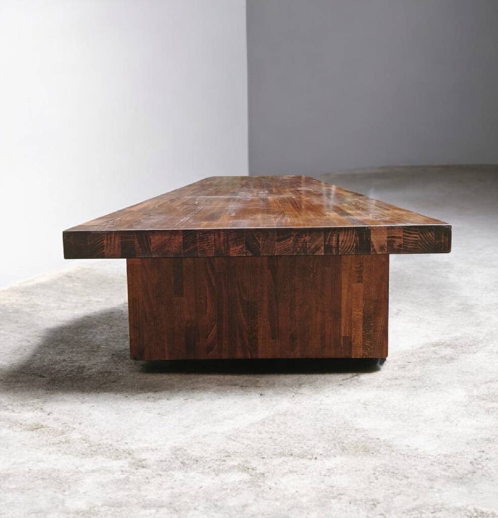 XXL solid wood bench