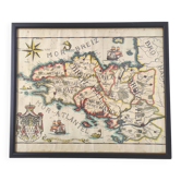 Illustrated map of Brittany by Daniel Derveaux