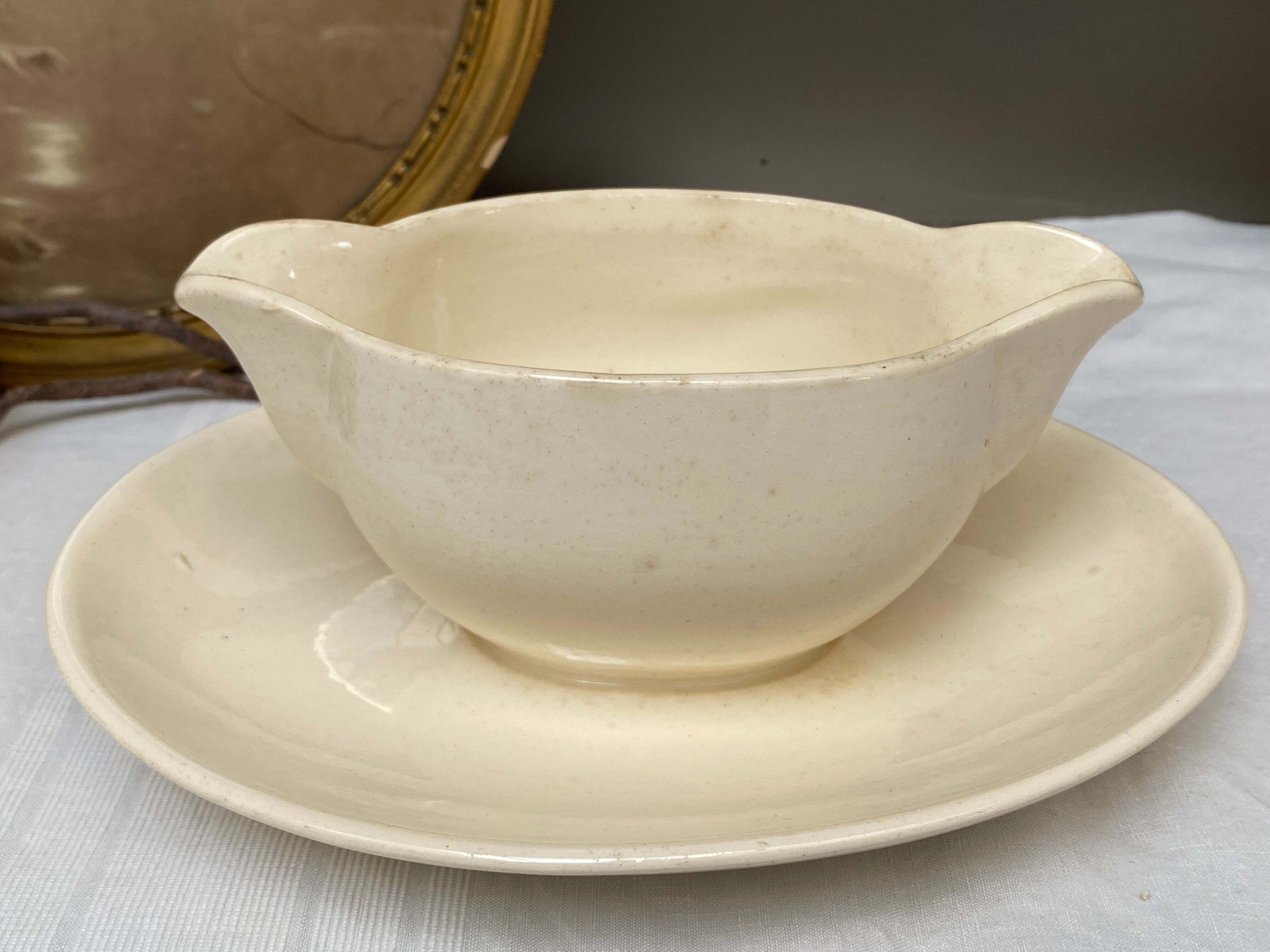 Sauceboat Digoin Sarreguemines