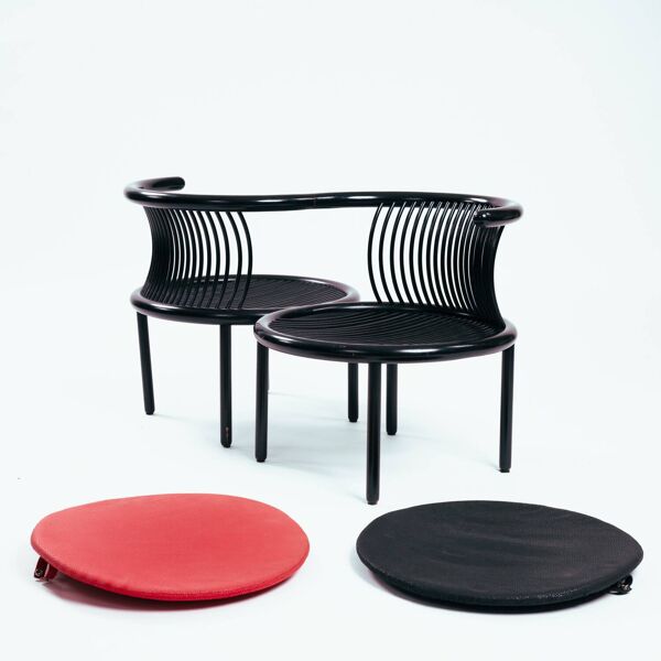 Chaise Lubke vis-à-vis, par Herbert Ohl, Allemagne, années 1970