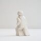 Cubist sculpture of a footballer 1970