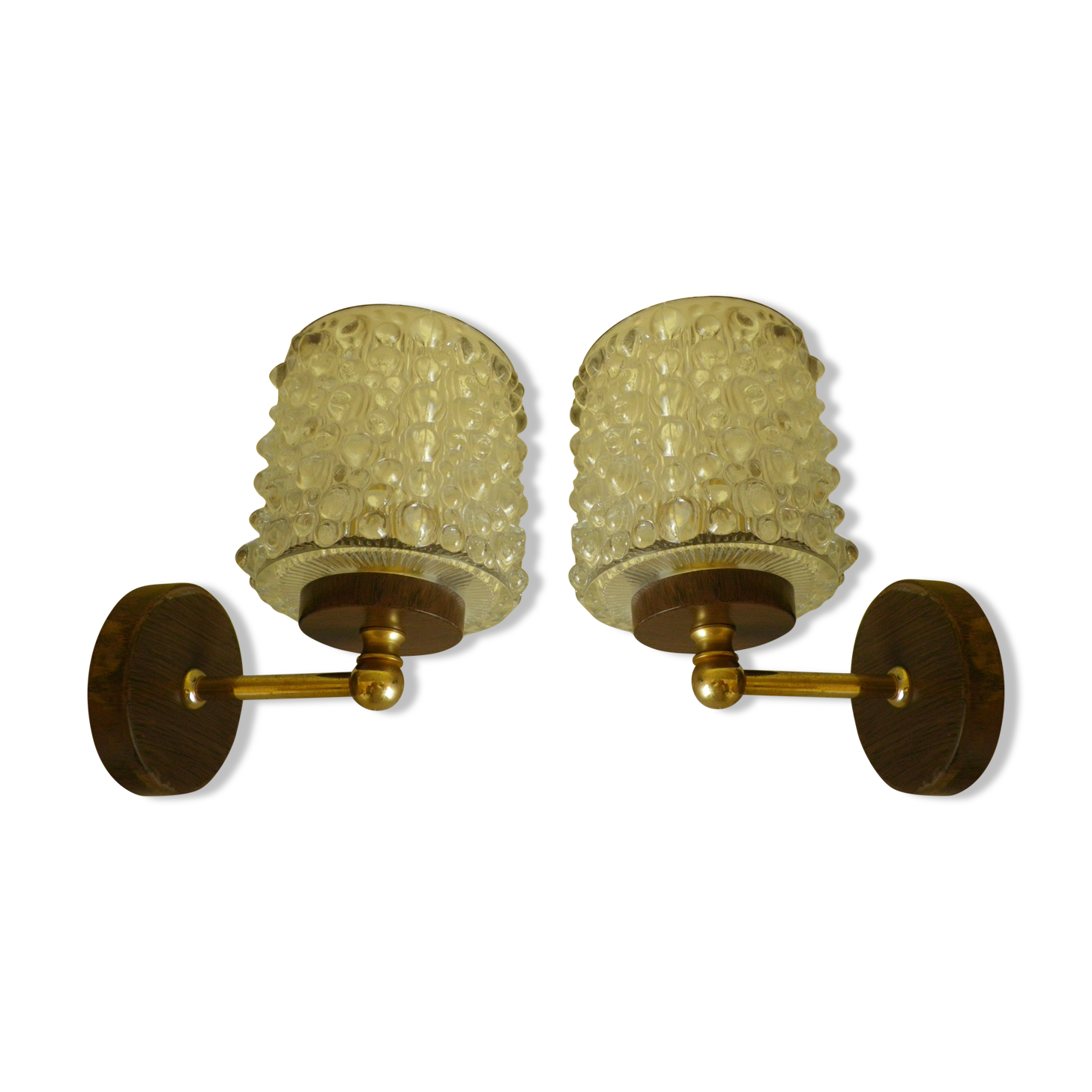 Pair of old sconces, brand Delmas