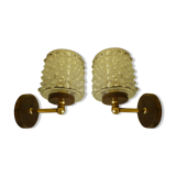 Pair of old sconces, brand Delmas