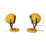 Pair of Eye Ball lamps, Space Age, 70s