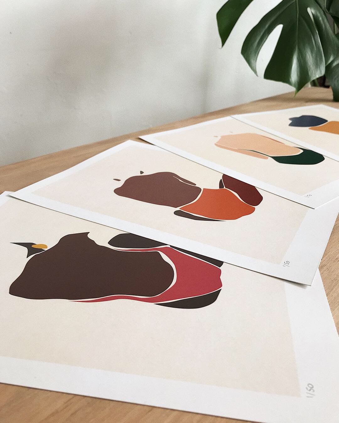 Les Baigneuses illustration, A4