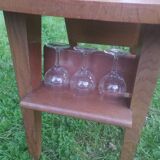 Scandinavian style magazine rack table
