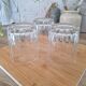 Water or whisky glasses in cut glass
