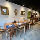 Monastery style farmhouse table